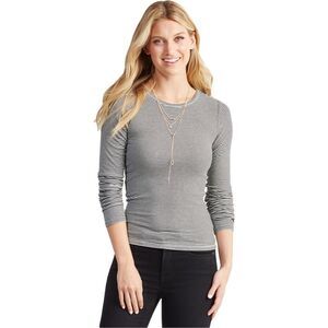Aeropostale Womens Striped Basic T-Shirt, NWT